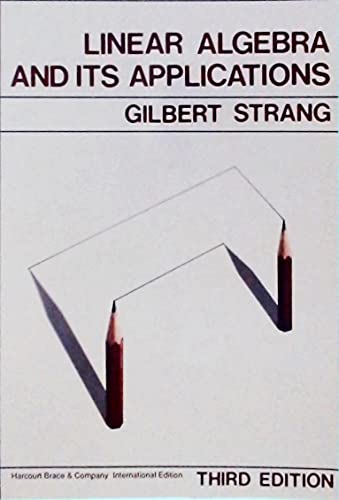 Linear Algebra and Its Applications 015551007X Book Cover