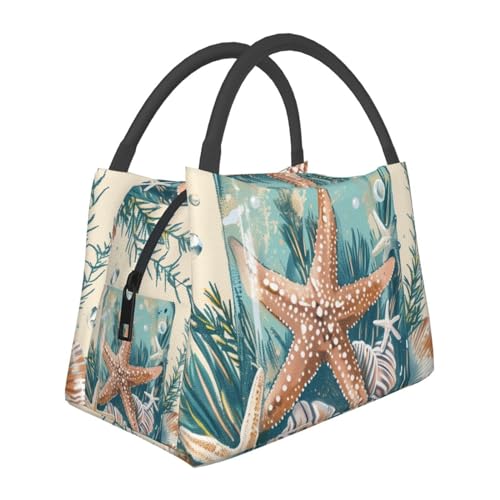 Image of NAITIZ mason jar Lunch Bags For Women,Water Resistant Large Lunch Tote With Pockets,Reusable,Printed,For Office Work Picnic, 20240503