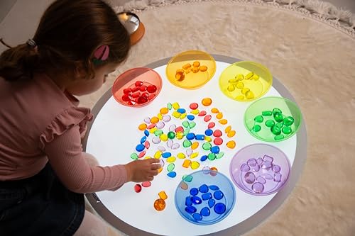 Joyas translúcidas para aprender a contar sin aburrirse: Pack TickiT 144 piezas de colores 4