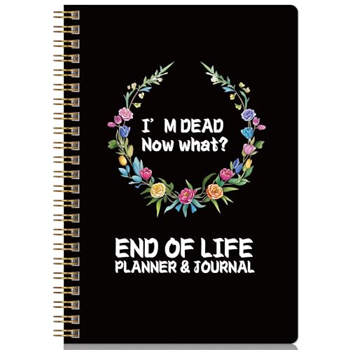 End of Life Planner Now That IM Dead Guided Final Estate Arrangements Planning Organizer Notebook for Last Wishes Business Info & Funeral Planning When IM Gone Organizer Death Planner 5.9X8.6