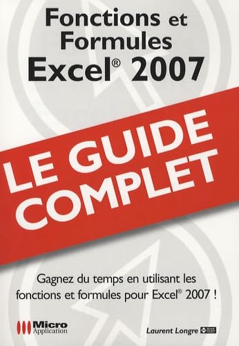 Les Formules Excel.pdf Amazon.fr - GUIDE COMPLET FONCTIONS FORMULES EXCEL 2 - LONGRE L - Livres