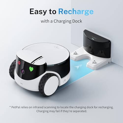 Image of Enabot EBO ROLA PetPal Mobile 2.5K Pet Camera Robot with Treat Dispenser | Whole-Home Mobility, Two-Way Talk, Night Vision, Auto-Recharge, Interchangeable Modular Design