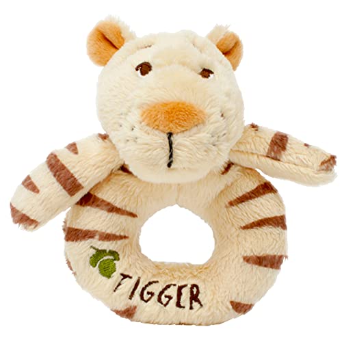 Hochet Tigrou peluche d'éveil pour poussette et berceau