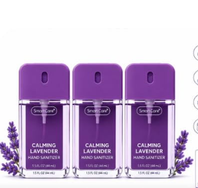 Travel Size Moisturizing Hand Sanitizer, Coconut Breeze, Berry & Lemon Lime Scents, Quick-Dry Formula, Portable Mini Spray Bottles for Purse, Pocket & Travel (3PK) (Lavender, Berry, Coconut breeze) image 5