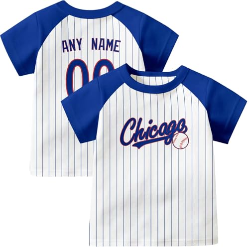 KREDE T Shirt Short Sleeve Custom Name Number for Kids Child Boy Gifts