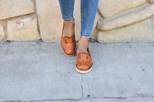 Sandals women Huarache Sandal Colorful Leather Mexican Style Color Shedron 10303