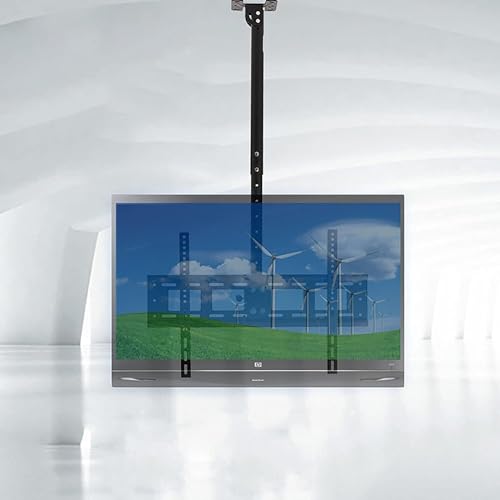 Support TV au Plafond rabattable à 90° et orientable pour un confort visuel total