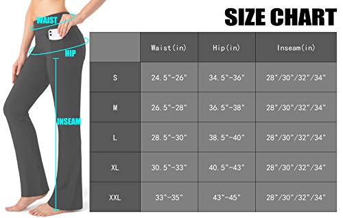 G Gradual Women's Pants With 4 Pockets High Waist Work Pants Bootcut Yoga Pants For Women (White, Medium) #TOP5