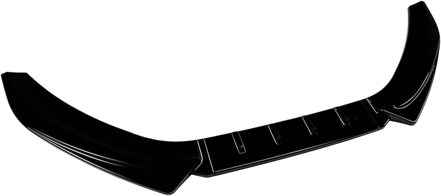 Auto Frontspoiler für Audi A4 S4 B8.5 Sline 2013-2016, Antikollisionsschutz Frontlippe Spoiler Frontstoßstangenlippe Body Kit Zubehör,A/Gloss Black
