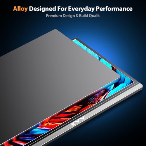Image of KYY Portable Monitor 15.6 inch 1080P Computer Monitor Screen Extender w /Cover