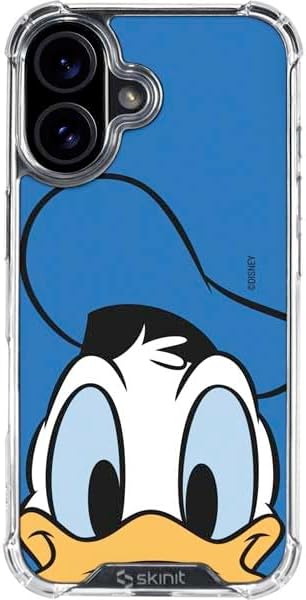 Skinit Clear Phone Case Compatible with iPhone 16 - Officially Licensed Disney Friends Donald Duck Design