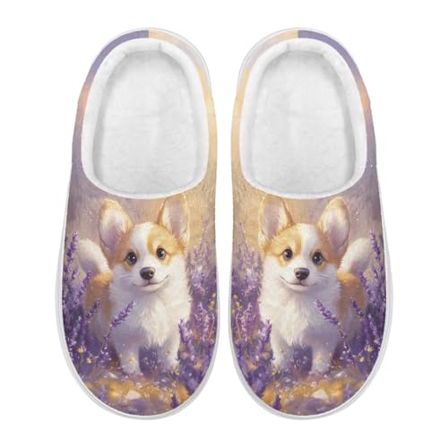 Jeiento Animal Slippers for Women Lady Lightweight Platform Slippers with Flannel Upper Warm Cozy Fuzzy House Slipper Bedroom Shoes2