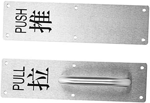 Angoily 1 Set Sliding Door Handle Closet Door Knobs Barn Door Handles Closet Door Handle Door Push Plate Commercial Door Handle Door Handle for Wooden Door Push Handle Attachment Shed Door