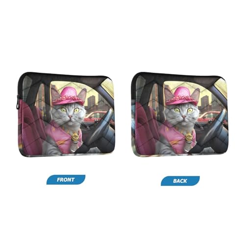 Funda para laptop 13-14 pulgadas con diseño de gatito miniatura 2
