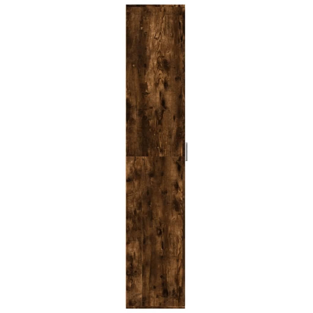 vidaXL Highboard, Hochschrank mit Stauraum Türen, Kommode für Wohnzimmer Schlafzimmer, Sideboard Beistellschrank, Räuchereiche Holzwerkstoff