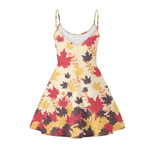 Image of Coloranimal Women's Summer Sleeveless Casual Swing Dresses with Loose Fit Beach Sundress