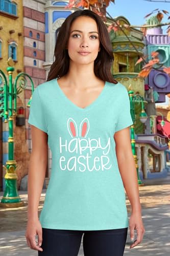 Image of Ithalt Easter Shirts for Women He is Risen Tshirt Easter Christian T-Shirt Jesus Lover Short Sleeve Tops