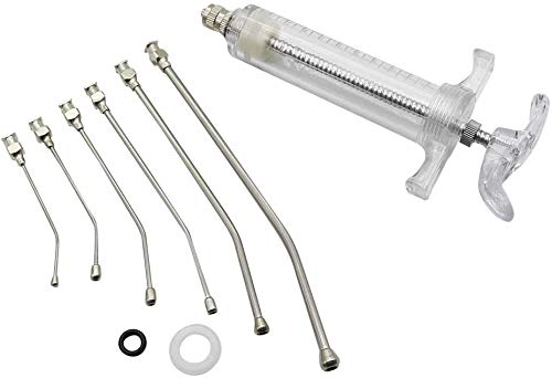 20ml Bird Feeding Syringe Feeding Tubes for Baby Birds Parrot Hand Feeding Syringe with 6 Pcs Curved Gavage Tubes (20ML)