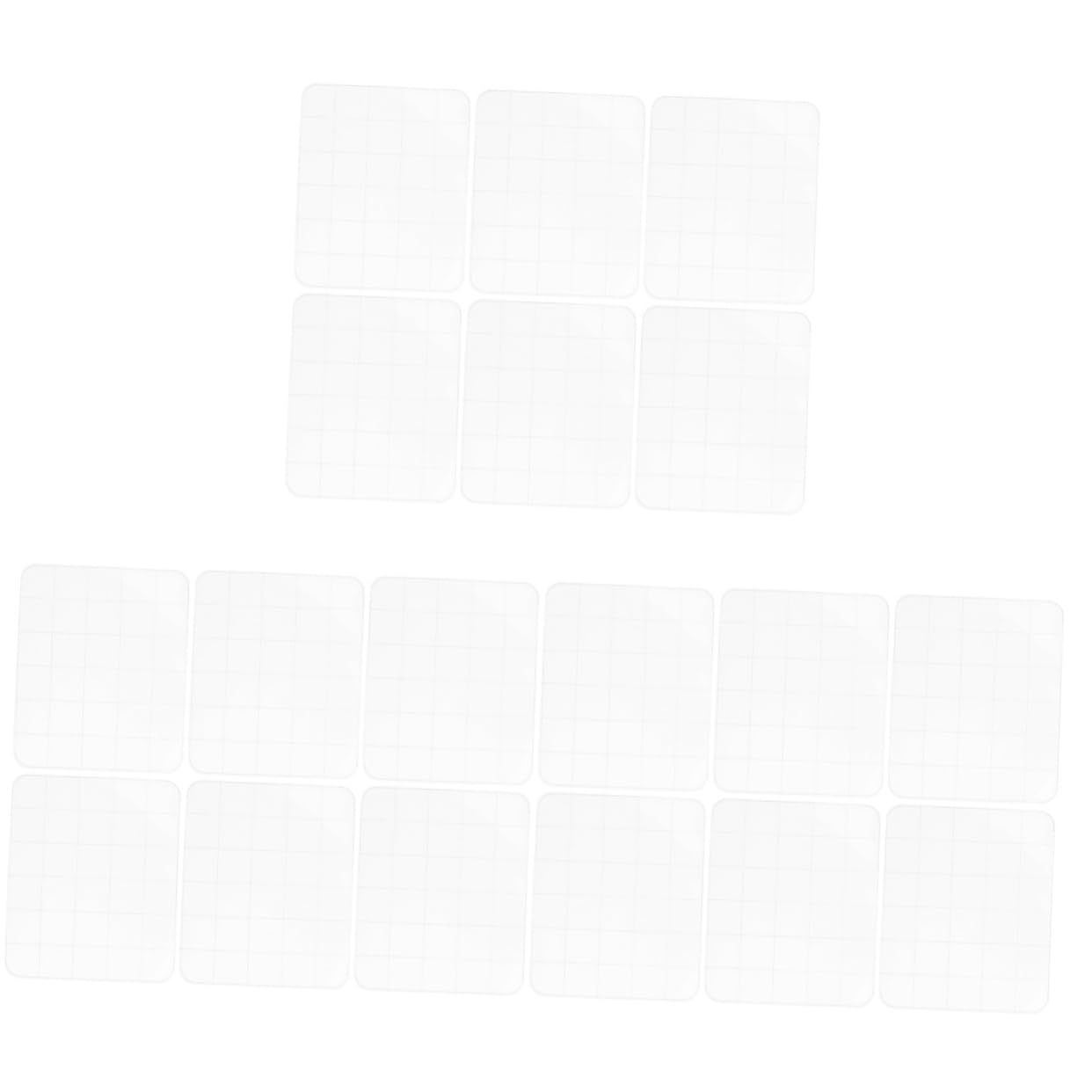 ARTIBETTER 3 Series Herramienta De Estampado Acrílico Fondant Primero Sellos Artesanales Carta Almohadillas Herramienta De Estampado De Bricolaje Sello De Álbum De Recortes 6 Piezas*3