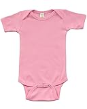 Monag Organic Blank Onesie, Pink, 6-12m