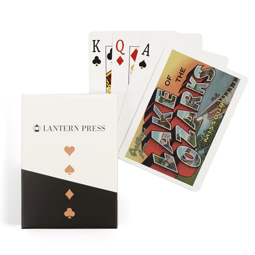 Baraja de 52 cartas tamaño póker vintage
