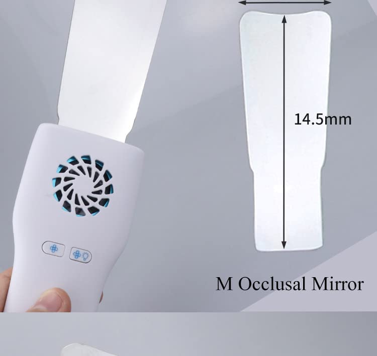 Miroir Dentaire Anti-brouillard LED - Pour Examens Intra-oraux - 4 Miroirs - Neuf - Sans Marque