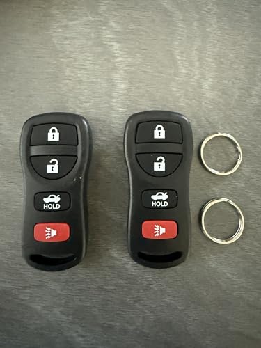 (Pack of 2) Entry Remote Key Fob Replacement for FCC KBRASTU15 – Fits Nissan Armada Frontier Murano Pathfinder Titan Versa Quest Rogue & Infiniti FX35 FX45 QX4