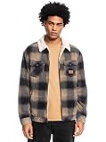 Corte: trucker Quiksilver Deck - Chaqueta-Camisa con Forro Polar - Hombre - S - Marrón.