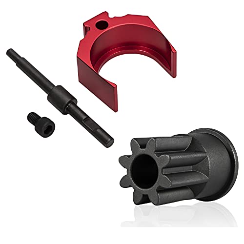 SMALLFATW Caterpillar Engine Injector Height Adjustment Gauge Tool & Engine Barring Socket Turning Tool Compatible with Caterpillar (CAT) 3406E 3200 C-15 C-16