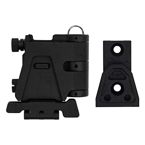 ArmorMason CNC Machined Flip-to-Side Mount Compatible with G23 &G33 3X Magnifier (Black)