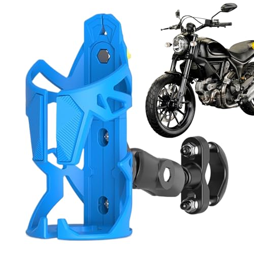 Soporte de vaso de bicicleta de liberación rápida | Portabotellas de moto | Montaje para bebidas Ciclismo Scooter Senderismo al aire libre