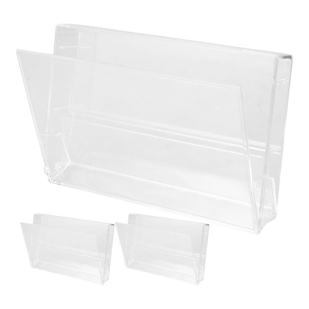 Vaguelly Transparent Plastic Cassette Tape Cases with Lid 4.25X2.75X0.63 Inch Audio Cassette Storage Box Set of 3 Retro Music Tape Holder Desktop Organizer
