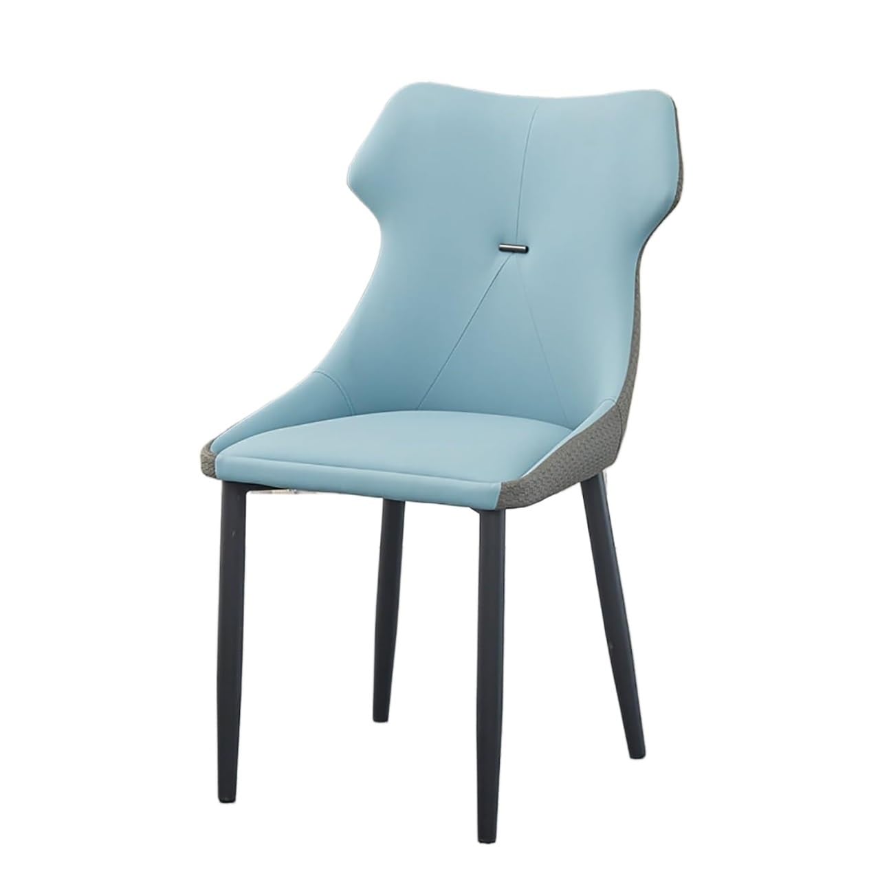 Set di 2 sedie da pranzo con schienale morbido e seduta imbottita, design comfort premium, robuste gambe in metallo e piedini antiscivolo, per sala da pranzo o cucina