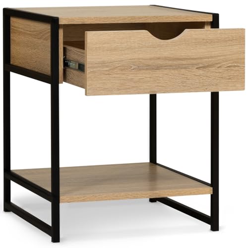 MARKET DETROIT Tables de chevet x2 Bois et métal - vue 5
