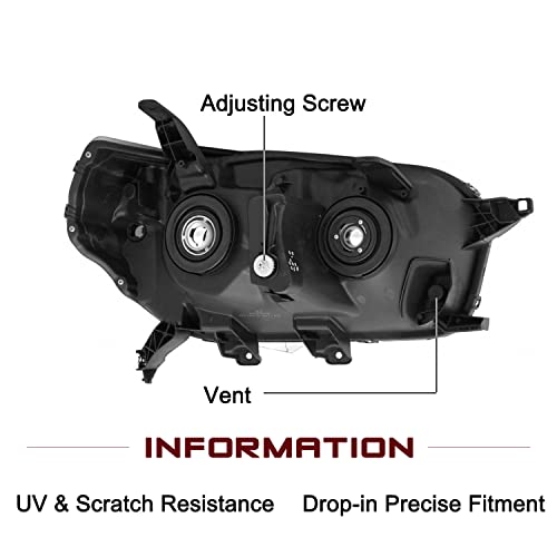 Image of JSBOYAT Headlight Assembly Fits for 2010 2011 2012 2013 Toyota 4Runner