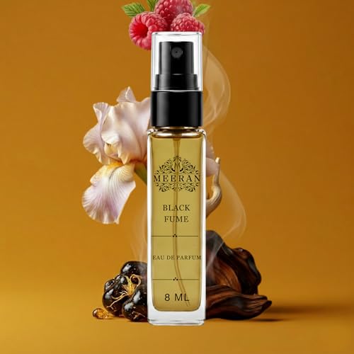 Image of Black Fume Style Fragrance for Men (8ML) Eau De Parfum | Long Lasting Premium Perfume for Men | Pocket Perfume Travel Size | Bold Masculine Fragrance