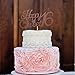 Happy Sweet 16 Cake Topper, Happy 16th Birthday Cake Topper, Hello 16, Cheers to 16 Years, 16 & Fabulous, Sweet 16 Birthday Party Decorations Supplies (Rose Gold)