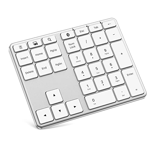 FINTIE BLUETOOTH NUMBER PAD RECHARGEABLE WIRELESS NUMERIC KEYPAD ULTRA