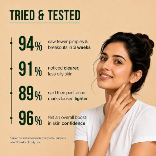 Image of The Element Acne Relief Drops - Drinkable Ayurvedic Skin Supplement | Neem, Turmeric & Shatavari with 19+ Herbs | No Artificial Sugar | For Breakouts & Clearer Skin | 30 ml (Pack of 1)