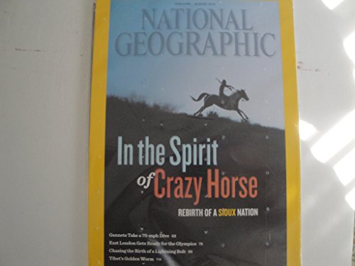 National Geographic Magazine de agosto de 2012 – en el espíritu de Crazy horse rebirth de la nación Sioux