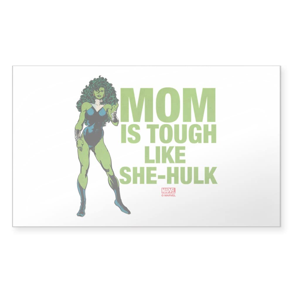 Amazon.com - CafePress She Hulk Mother's Day Rectangle Bumper Sticker Car  Decal -