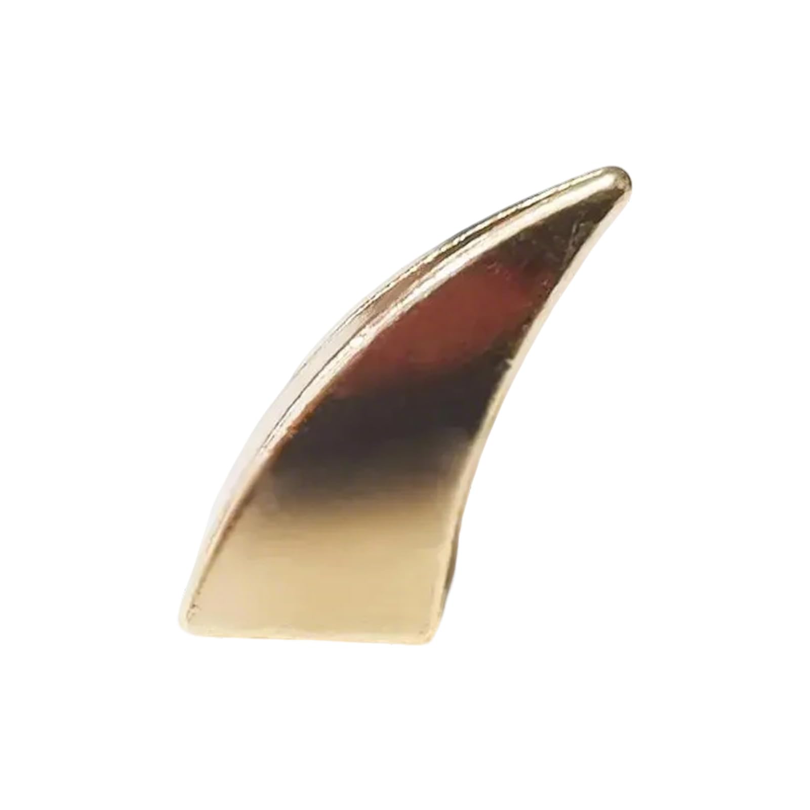 Jazuaiao 10Pieces Horn Shape Alloy Studs with Screws for Crafting Bag Shoe Clothes Decoration 17.5mm 27mm Metal Rivets Punk Studs