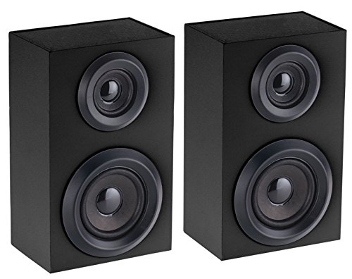 Paire d'enceintes actives 2.1 Bluetooth 6 W / 5 W avec boîtier en bois