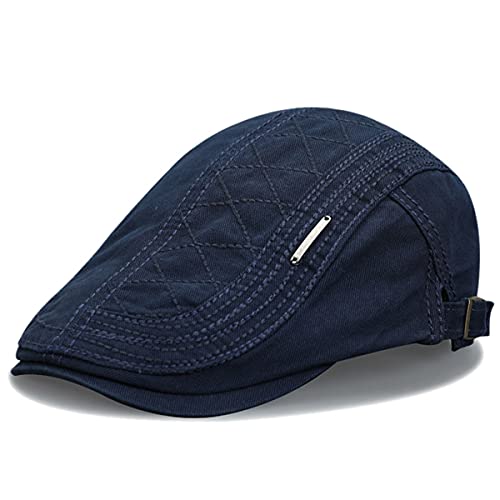 KeepSa Casquette Plate en Coton Style Vintage pour Hommes Gatsby Ivy Irish Hat Gavroche Béret Casquettes Cover