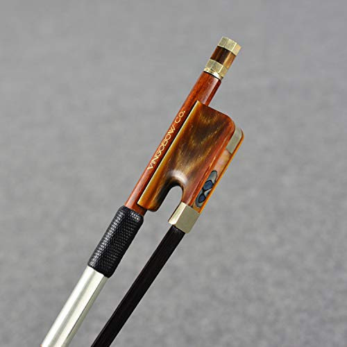 Pernambuco Stick Cello Bow Full 4/4 Size Vingobow 810C 4 4 Concert Level Beautiful Red Ox Horn Frog Well Balanced Warm Sound Quality Natural Black Horse Hair Deep Powerful And Clear Tone #TOP2