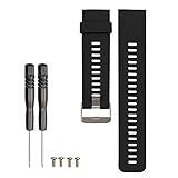 EGENPLUS Accessory Bands for Garmin Forerunner 35 Watch, Classic Silicone Accessory Bands for Garmin Forerunner 35 Watch,Black Purple Red Teal Navy