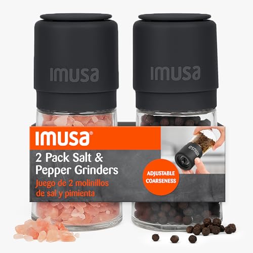 Image of IMUSA Salt and Pepper Grinder Set, 2-Pack, Manual