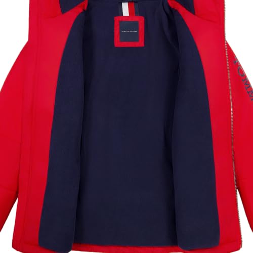 Image of Tommy Hilfiger Boys' Heavyweight Hooded Polar Fleece Lined Puffer Jacket