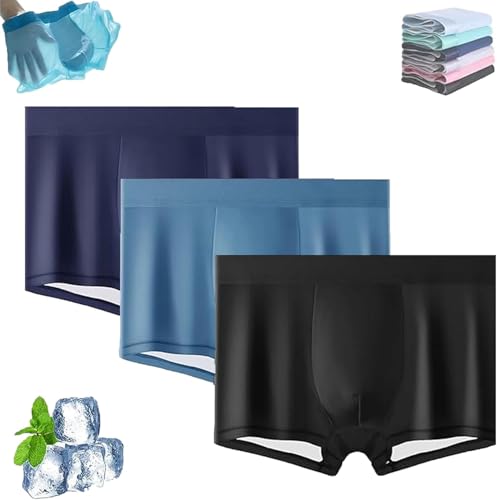 Ice Boxer Pro, Nuvellor Ice Boxer Pro Ultra Comfortable Premium Silk Soft Breathable Underwear for Men