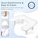Manicure Arm Rest for Nails Tech: U-shaped Adjustable Nail Armrest - White PU Leather Hand Stand Rest for Manicurists